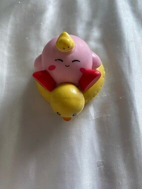 Pink Unicorn Ride-On Yellow Duck Bath Toy